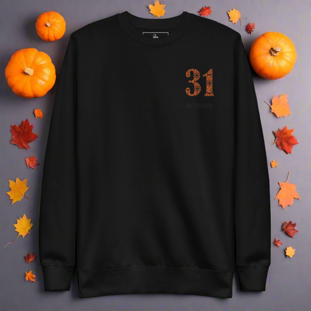 31 October | Soft-Wash Sweatshirt | Embroidered - Syntax & Alchemy