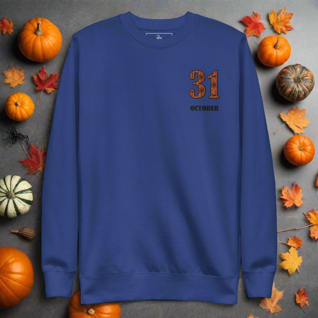 31 October | Soft-Wash Sweatshirt | Embroidered - Syntax & Alchemy