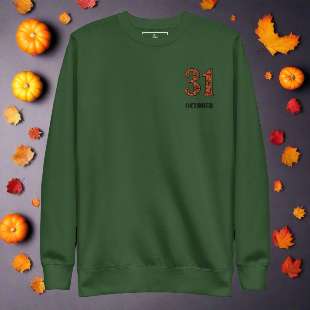 31 October | Soft-Wash Sweatshirt | Embroidered - Syntax & Alchemy