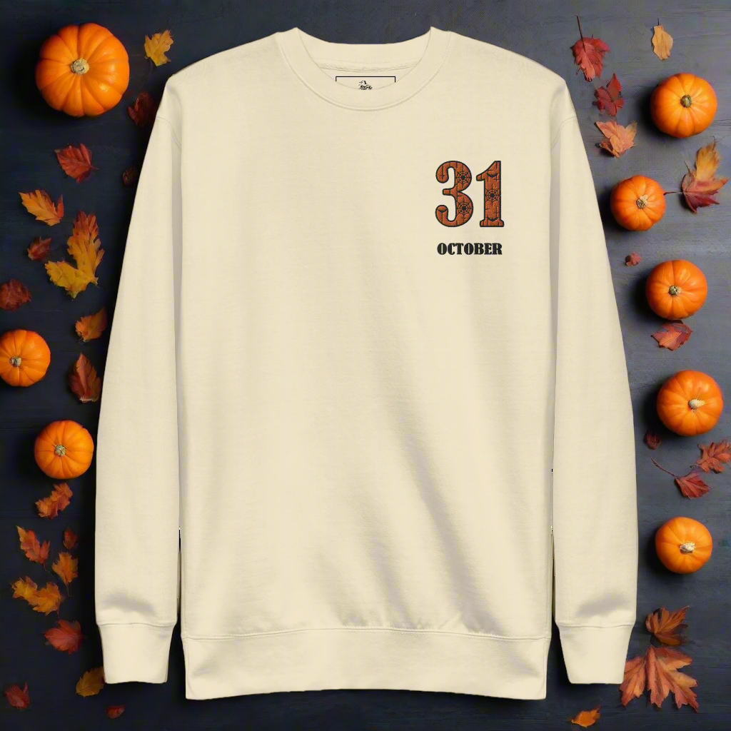 31 October | Soft-Wash Sweatshirt | Embroidered - Syntax & Alchemy