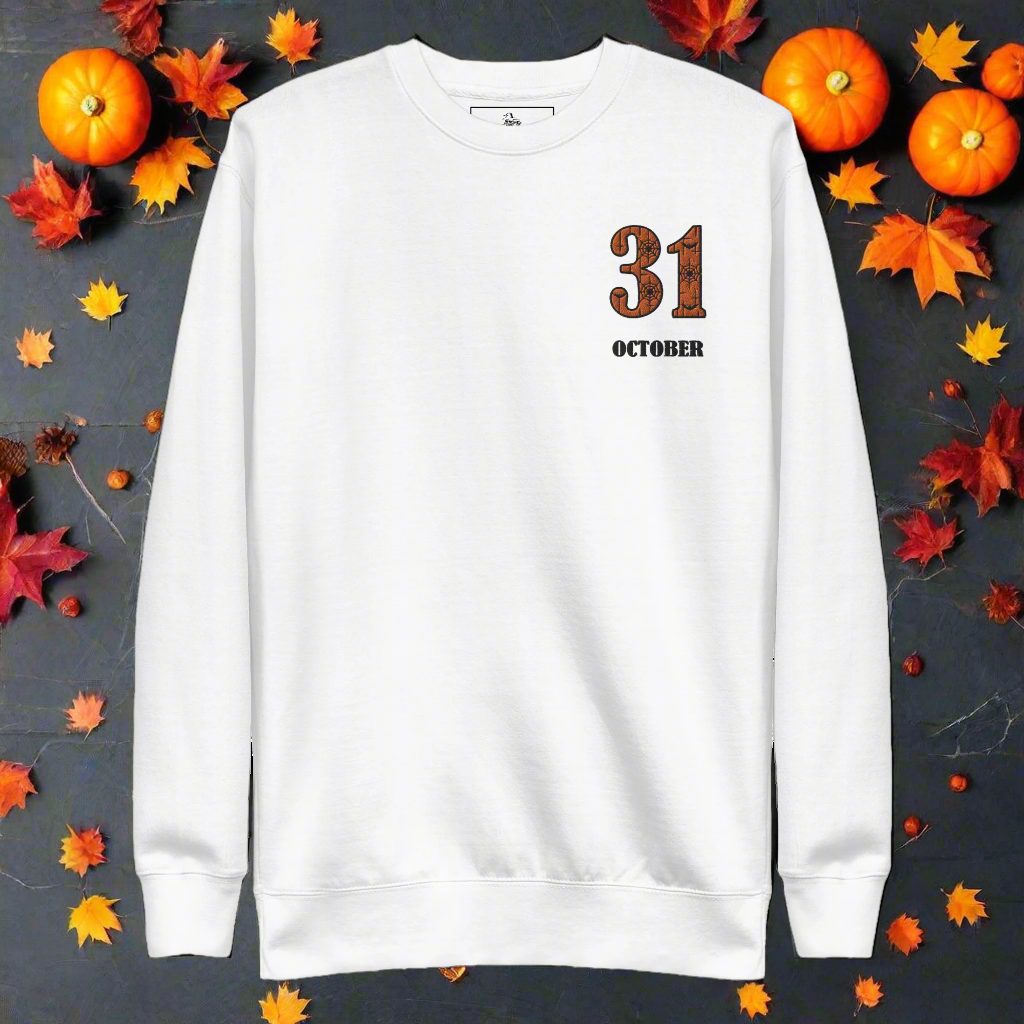 31 October | Soft-Wash Sweatshirt | Embroidered - Syntax & Alchemy