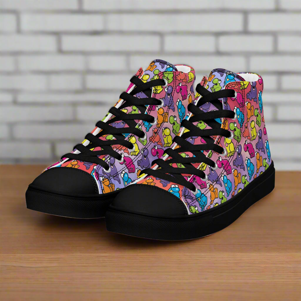 Buncha Nerds | Women & Girls High Top Canvas Sneakers - Syntax & Alchemy