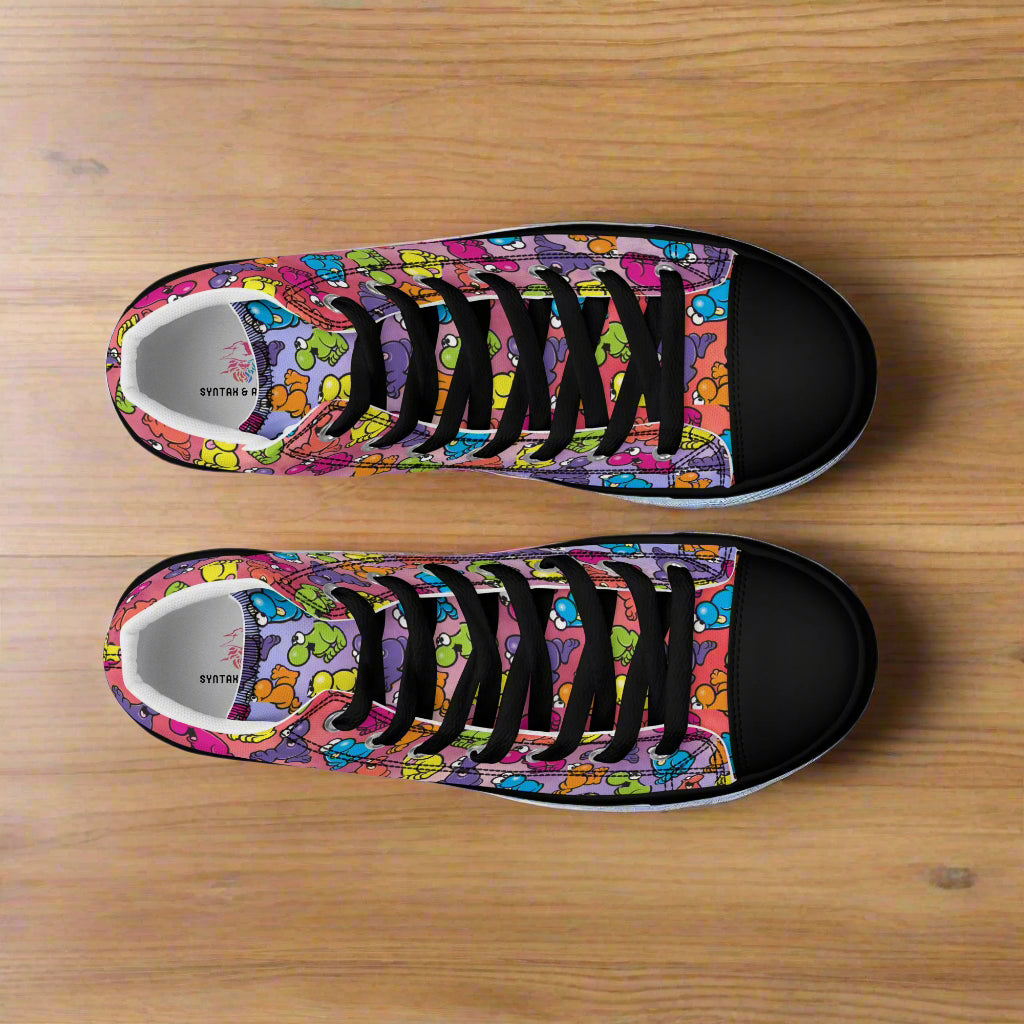 Buncha Nerds | Women & Girls High Top Canvas Sneakers - Syntax & Alchemy