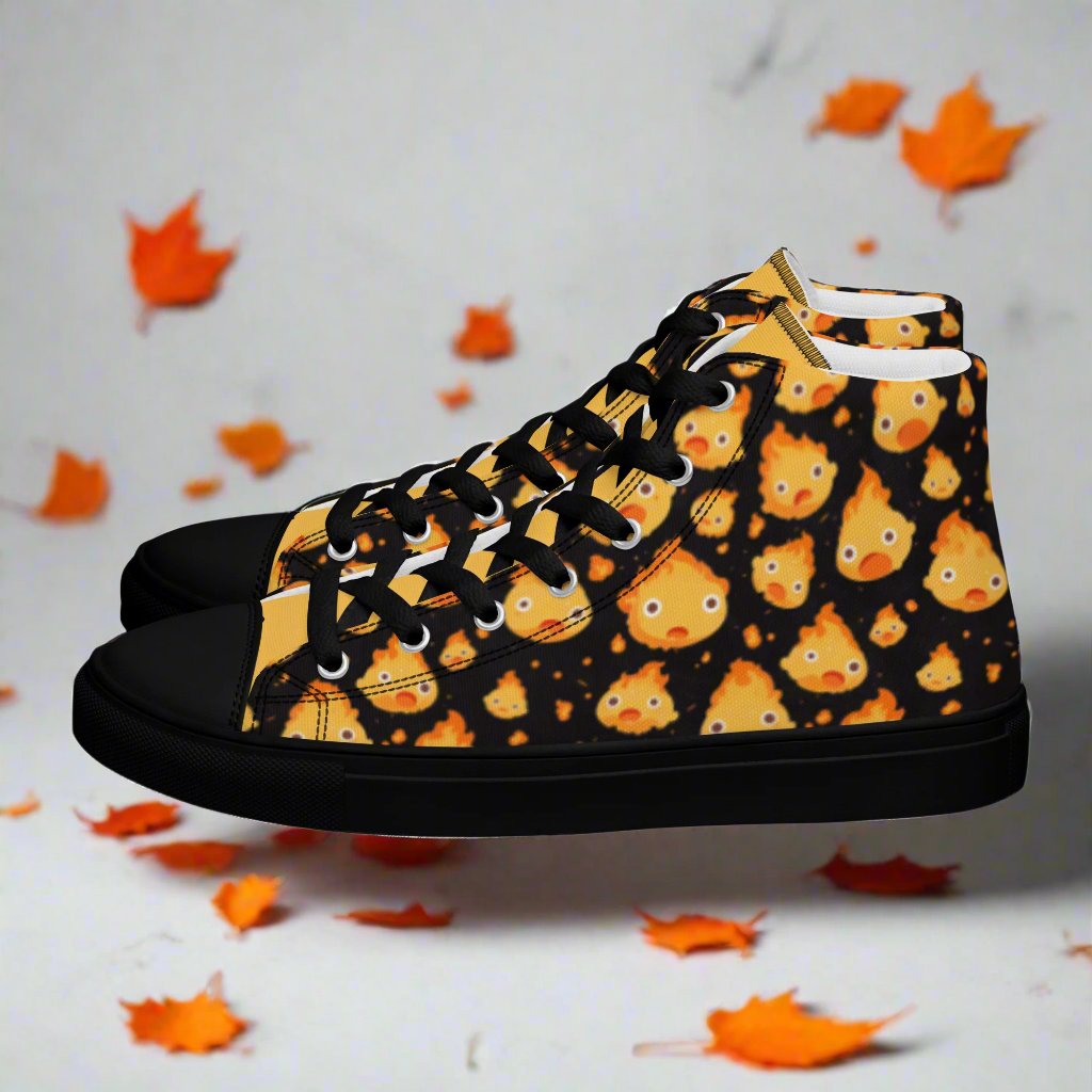 Calcifer | Womens & Girls High Top Sneakers - Syntax & Alchemy