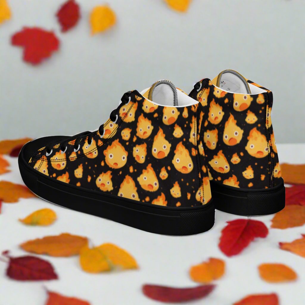 Calcifer | Womens & Girls High Top Sneakers - Syntax & Alchemy