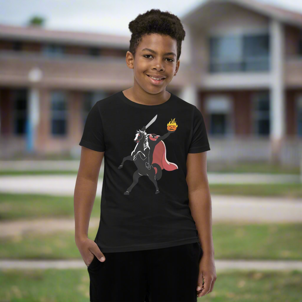 Headless Horseman | Unisex Youth Short Sleeve T-Shirt - Syntax & Alchemy