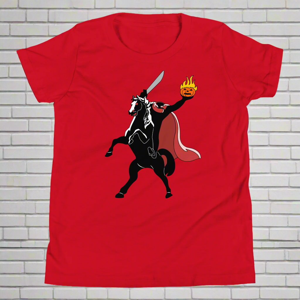 Headless Horseman | Unisex Youth Short Sleeve T-Shirt - Syntax & Alchemy