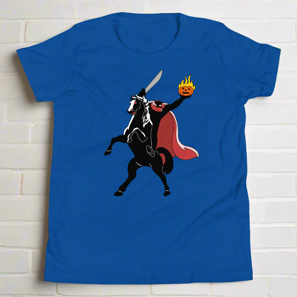 Headless Horseman | Unisex Youth Short Sleeve T-Shirt - Syntax & Alchemy