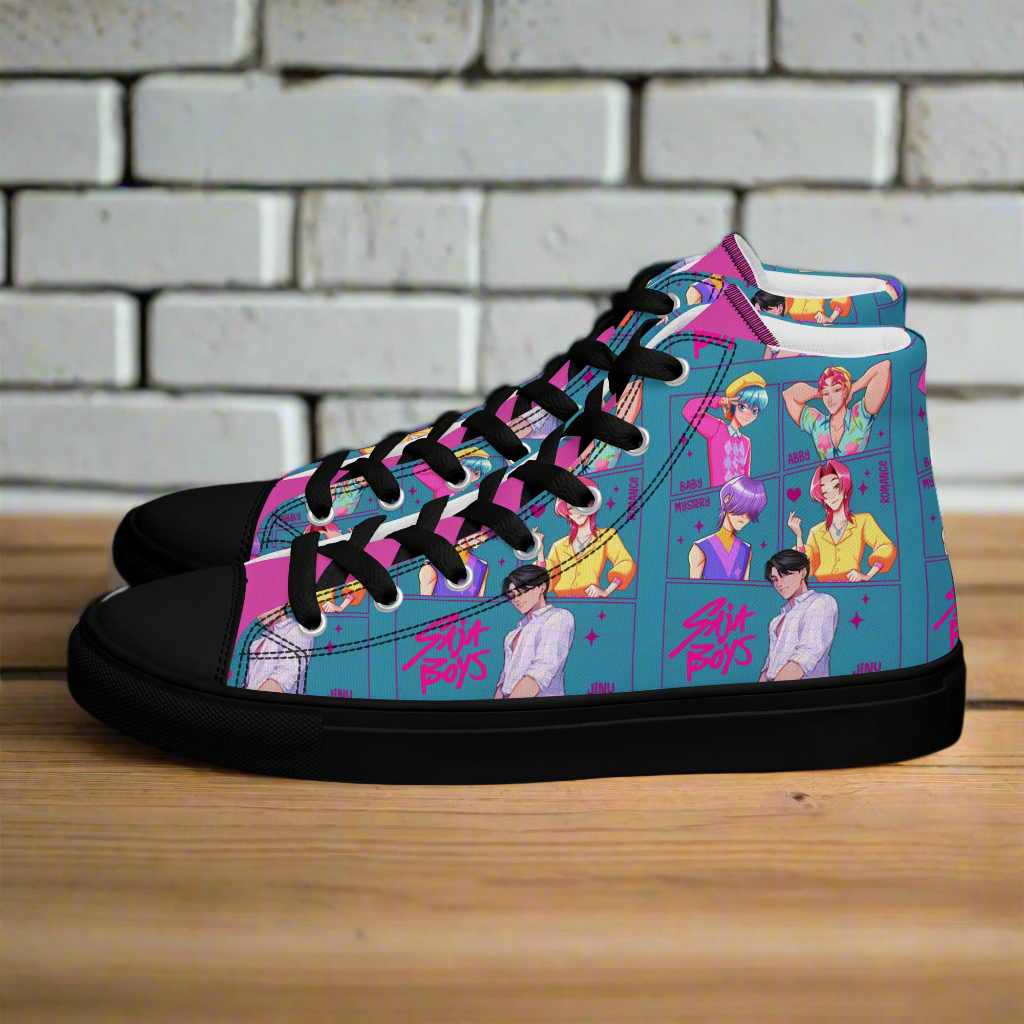 K-Pop Demon Hunters - Saja Boys | Women & Girls High Top Sneakers - Syntax & Alchemy