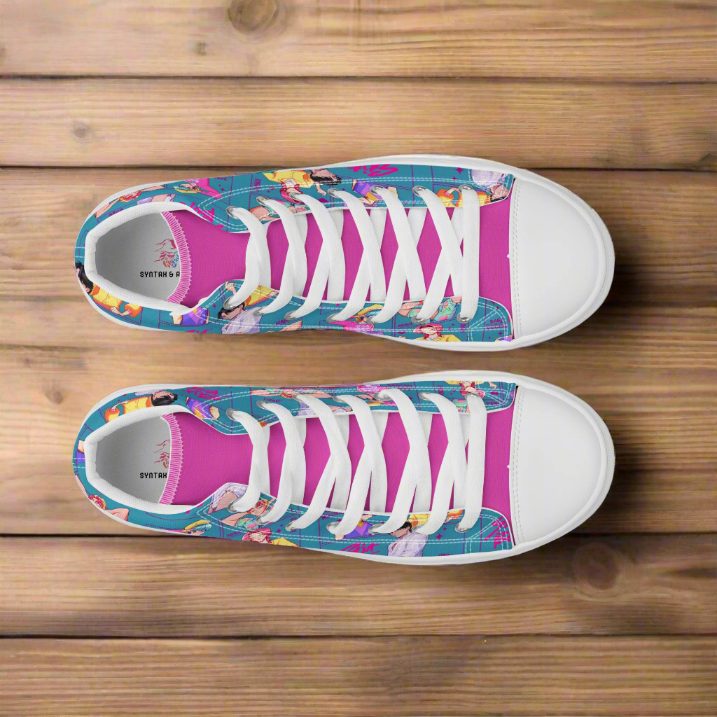 K-Pop Demon Hunters - Saja Boys | Women & Girls High Top Sneakers - Syntax & Alchemy