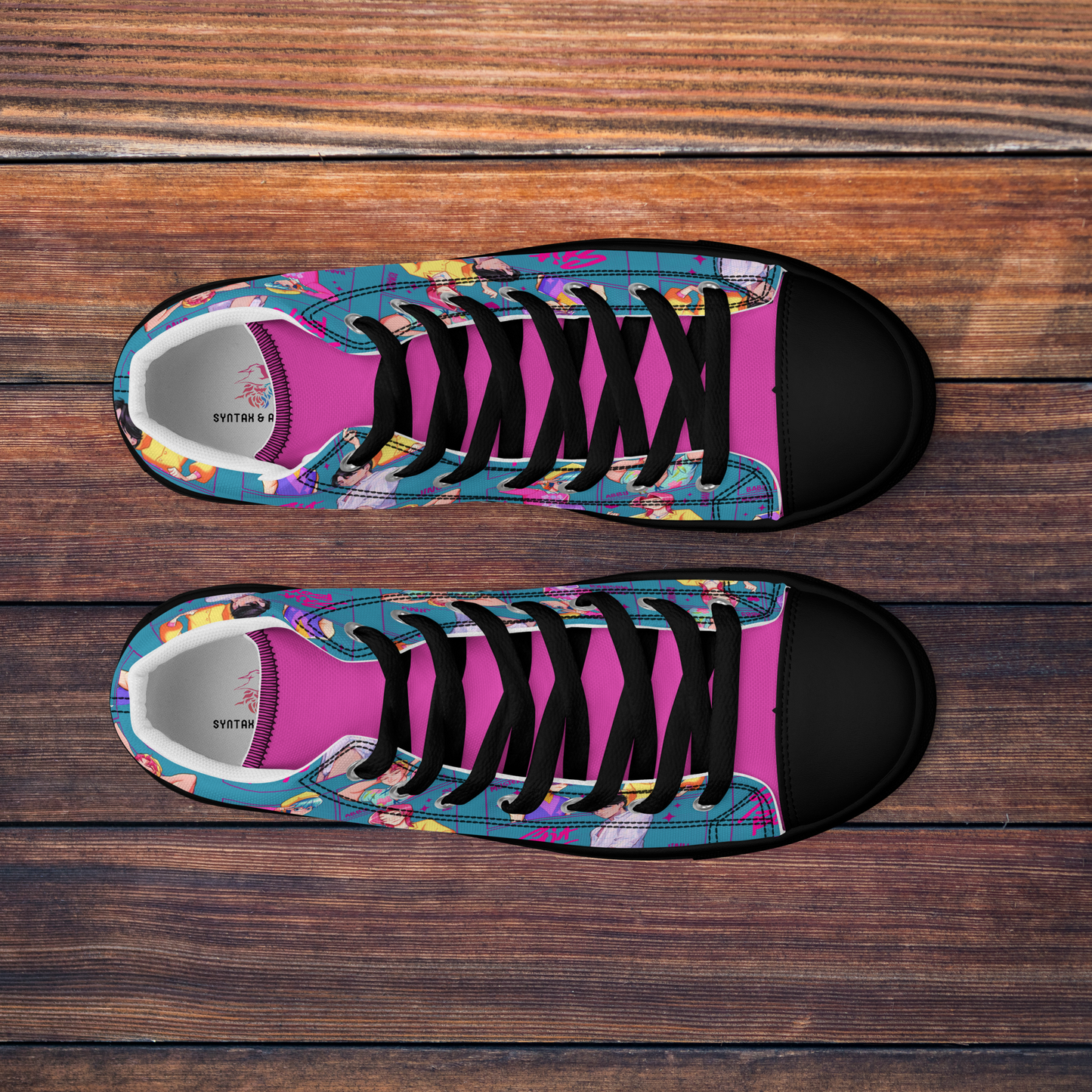 K-Pop Demon Hunters - Saja Boys | Women & Girls High Top Sneakers - Syntax & Alchemy