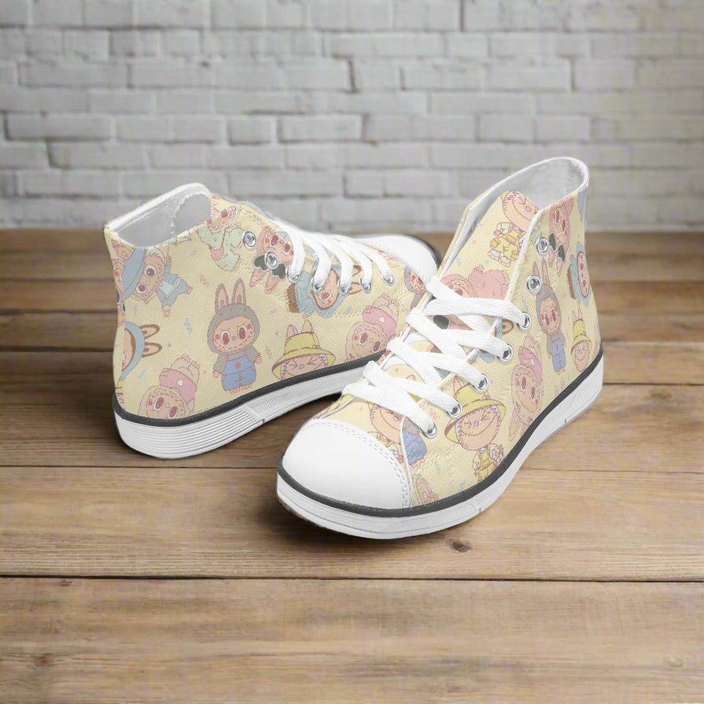 Labubu Monsters | Kids & Youth High Top Sneakers - Syntax & Alchemy