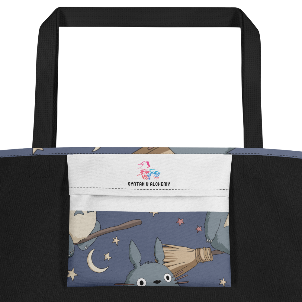 My Neighbor Tortoro | Large Tote Bag - Syntax & Alchemy