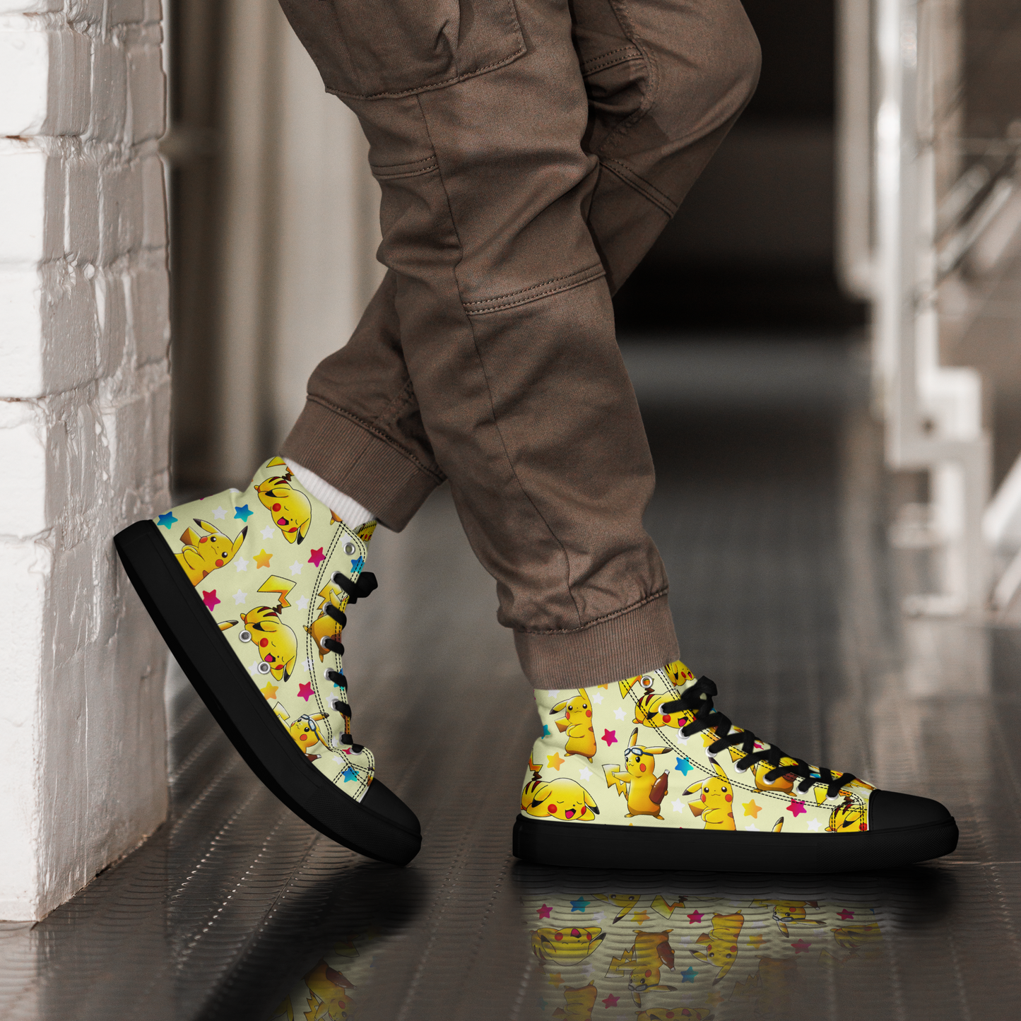 Pikachu | Men & Boys High Top Sneakers - Syntax & Alchemy