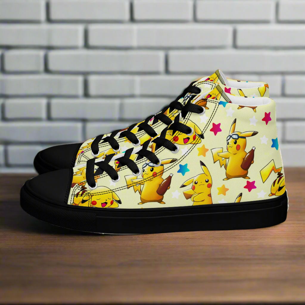 Pikachu | Men & Boys High Top Sneakers - Syntax & Alchemy