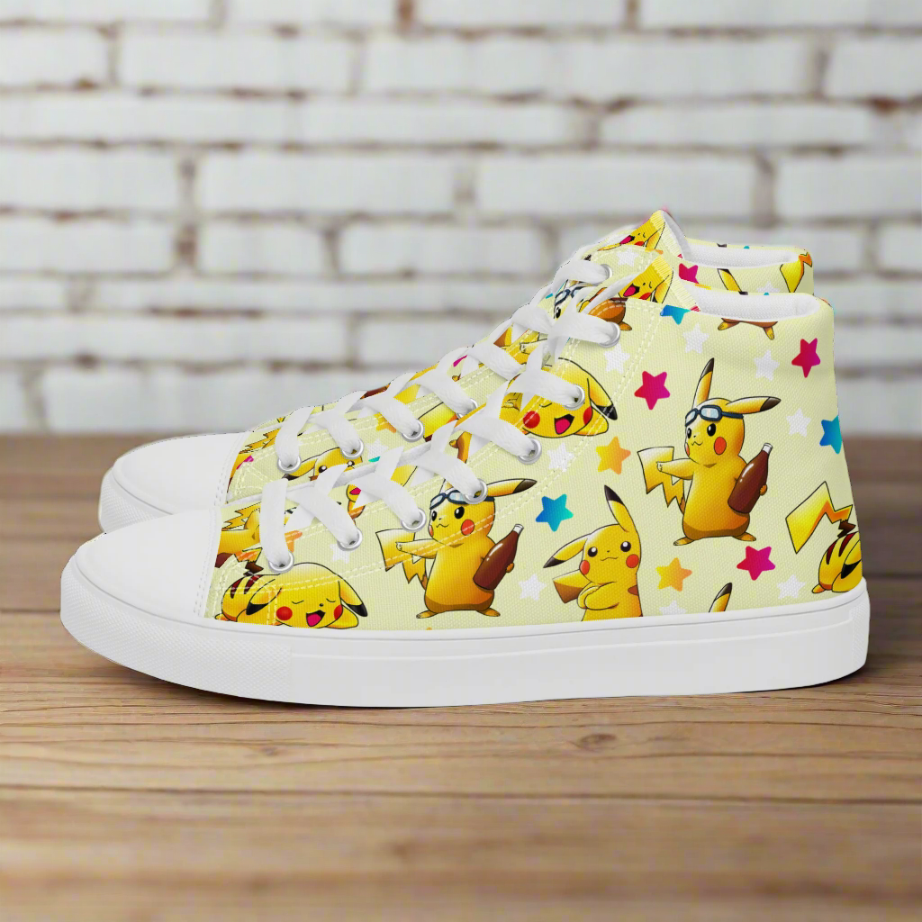 Pikachu | Men & Boys High Top Sneakers - Syntax & Alchemy