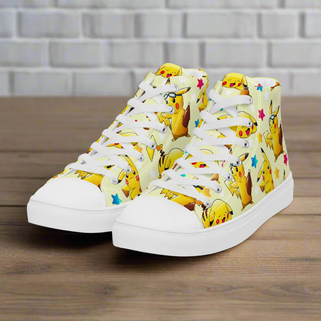 Pikachu | Men & Boys High Top Sneakers - Syntax & Alchemy