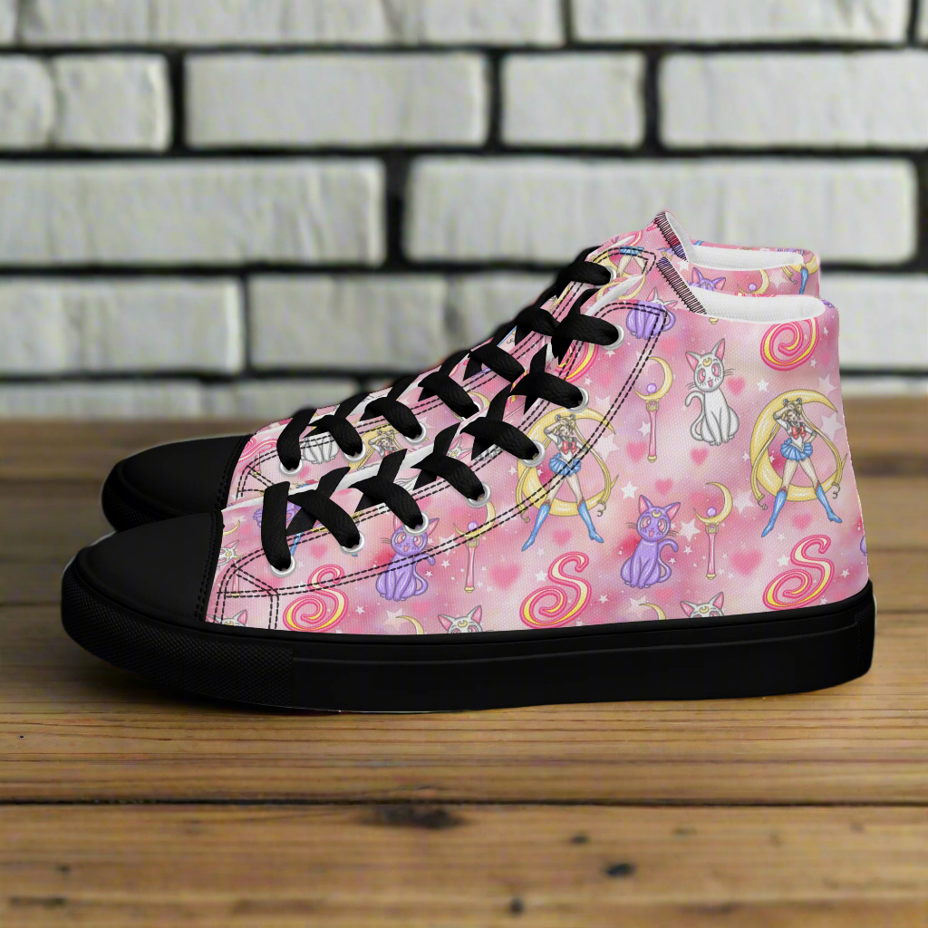 Sailor Moon | Women & Girls High Top Sneakers - Syntax & Alchemy