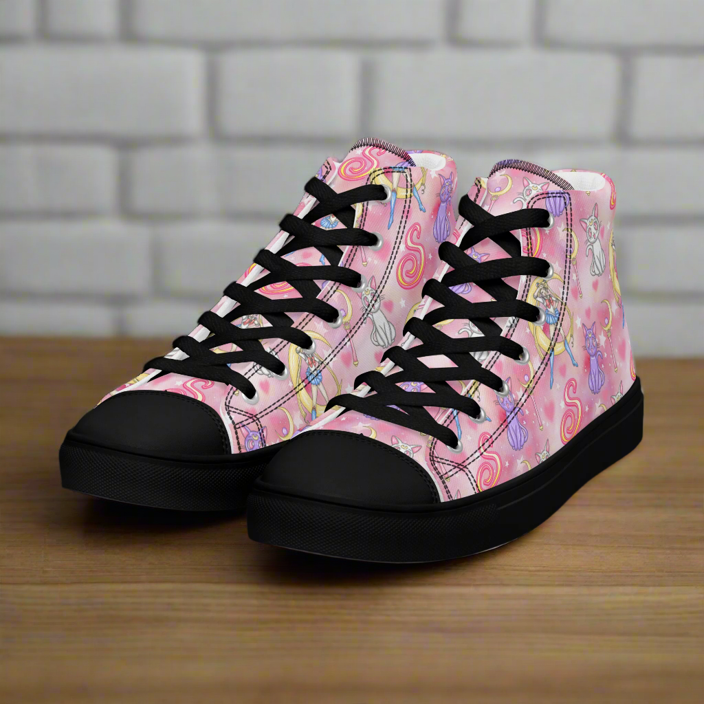 Sailor Moon | Women & Girls High Top Sneakers - Syntax & Alchemy