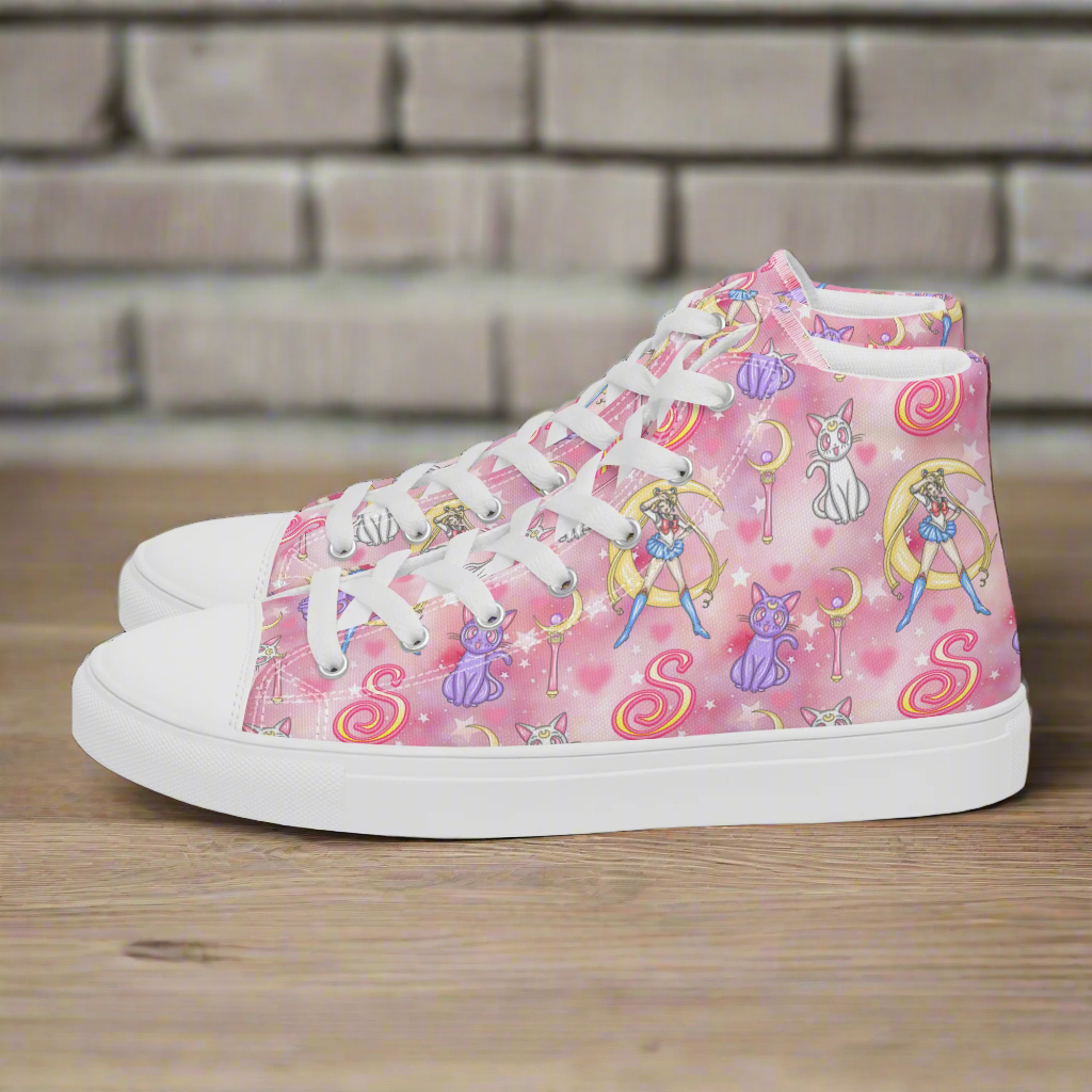 Sailor Moon | Women & Girls High Top Sneakers - Syntax & Alchemy