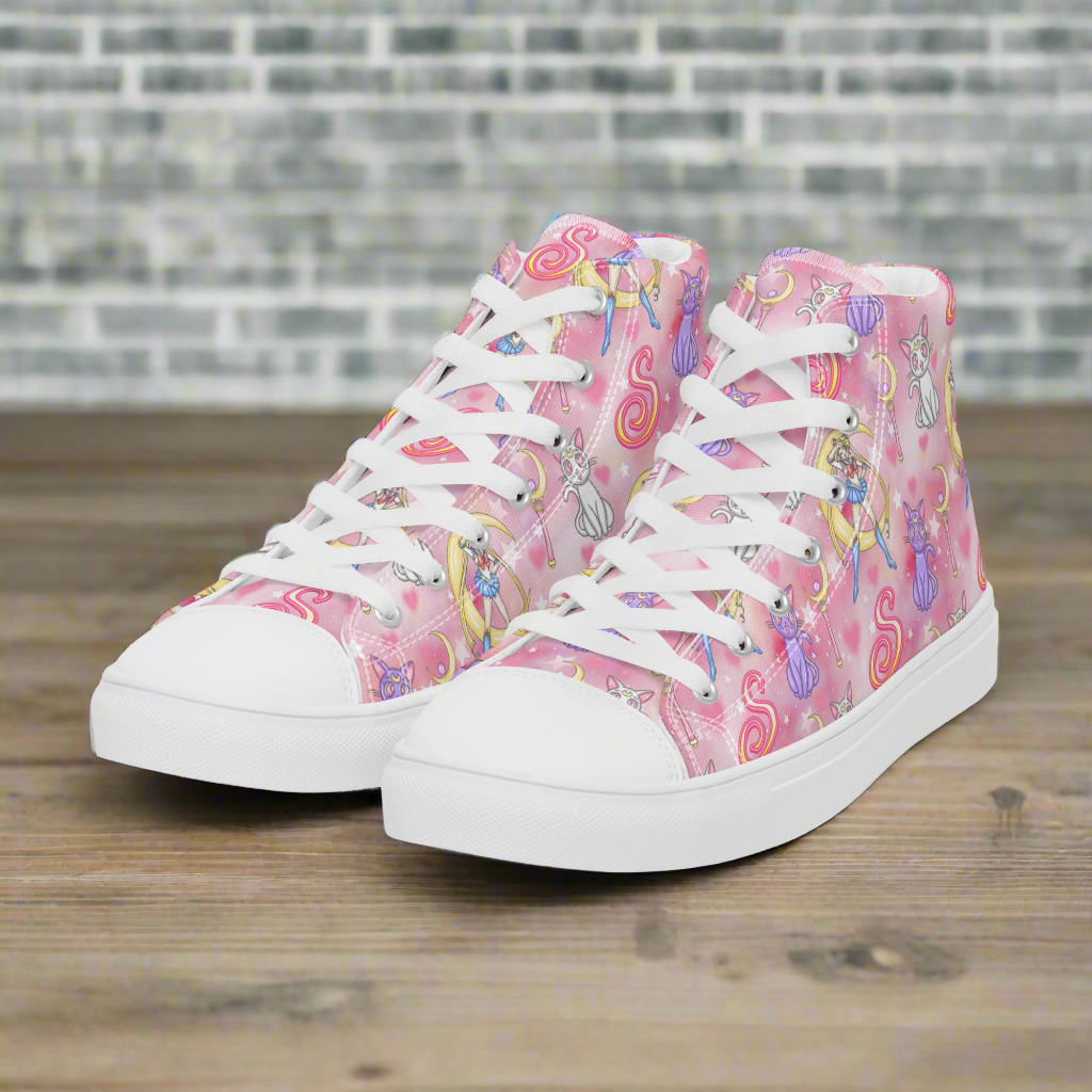 Sailor Moon | Women & Girls High Top Sneakers - Syntax & Alchemy