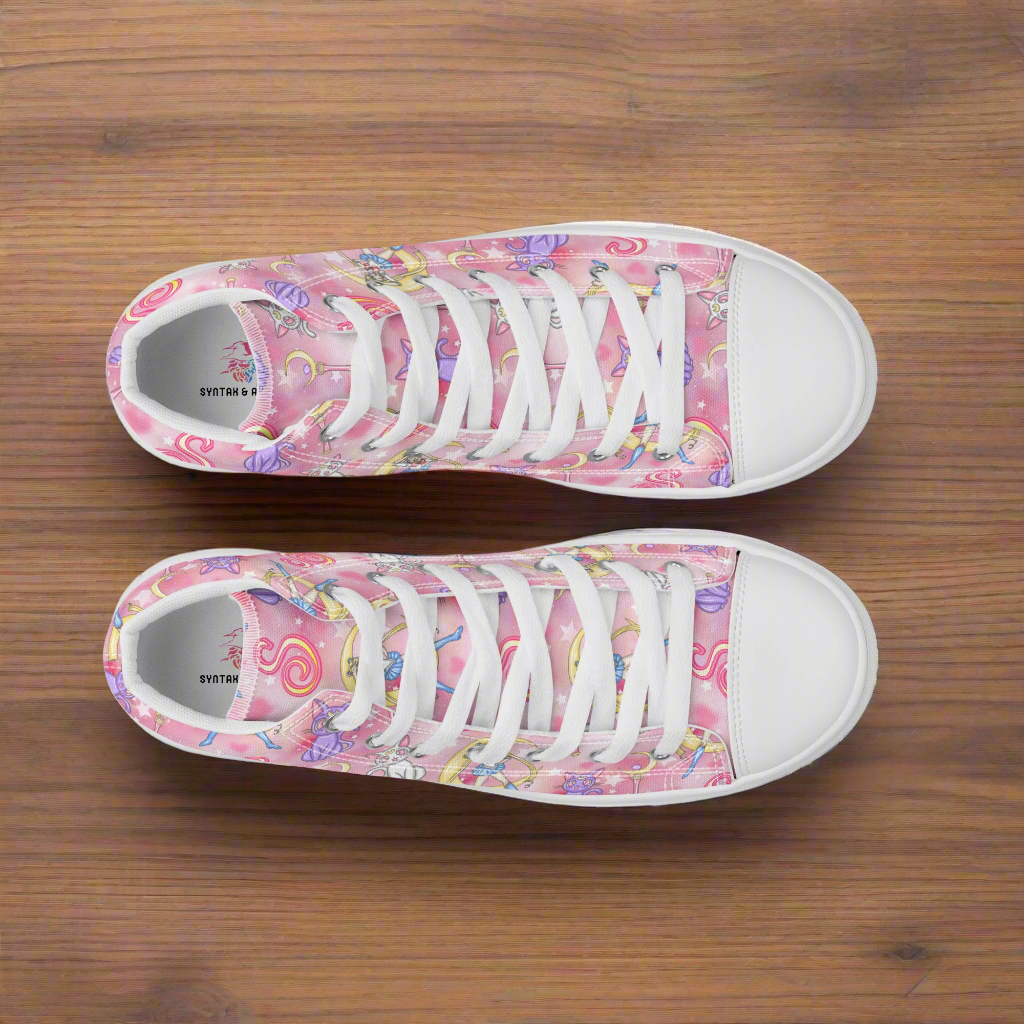 Sailor Moon | Women & Girls High Top Sneakers - Syntax & Alchemy