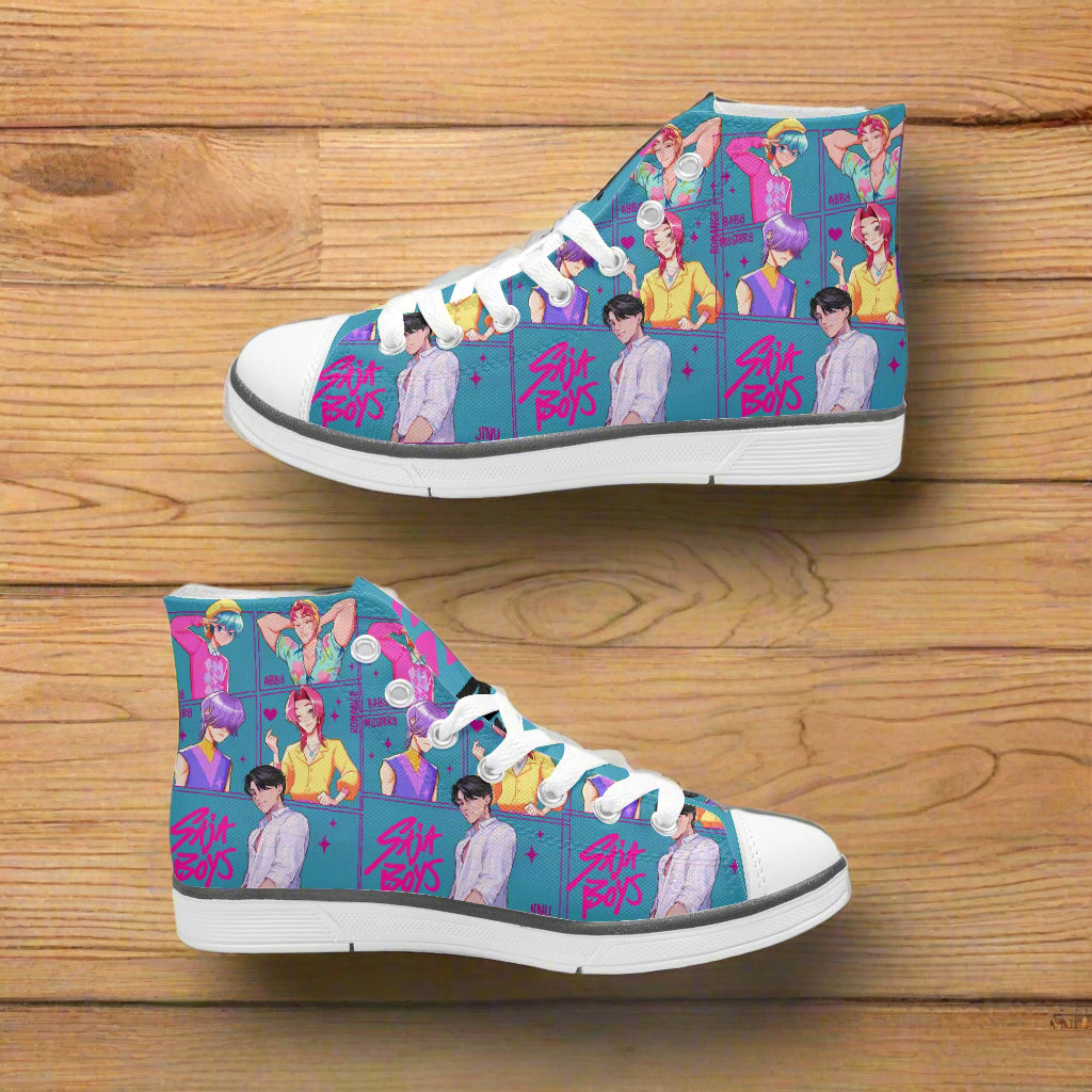 Saja Boys | Kids & Youth High Top Sneakers - Syntax & Alchemy
