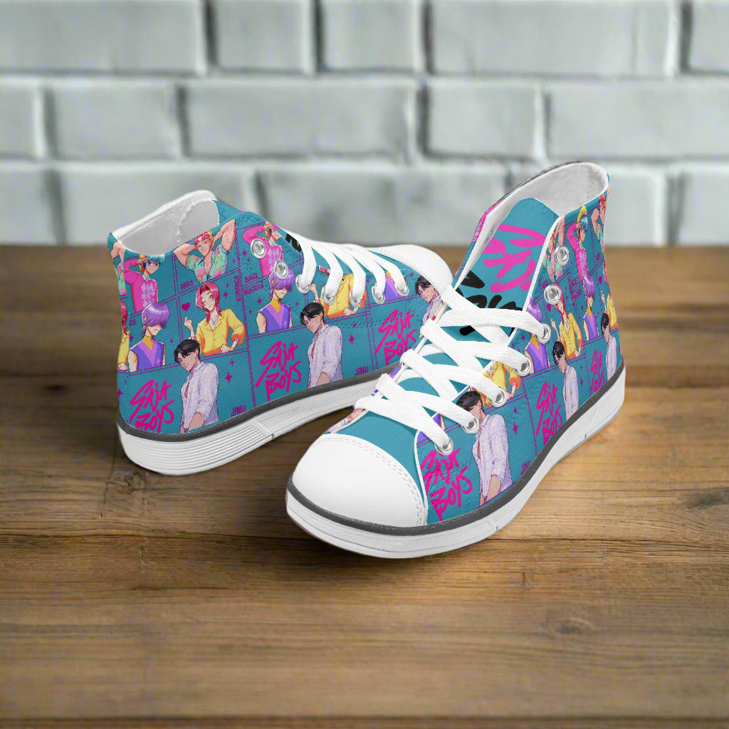 Saja Boys | Kids & Youth High Top Sneakers - Syntax & Alchemy
