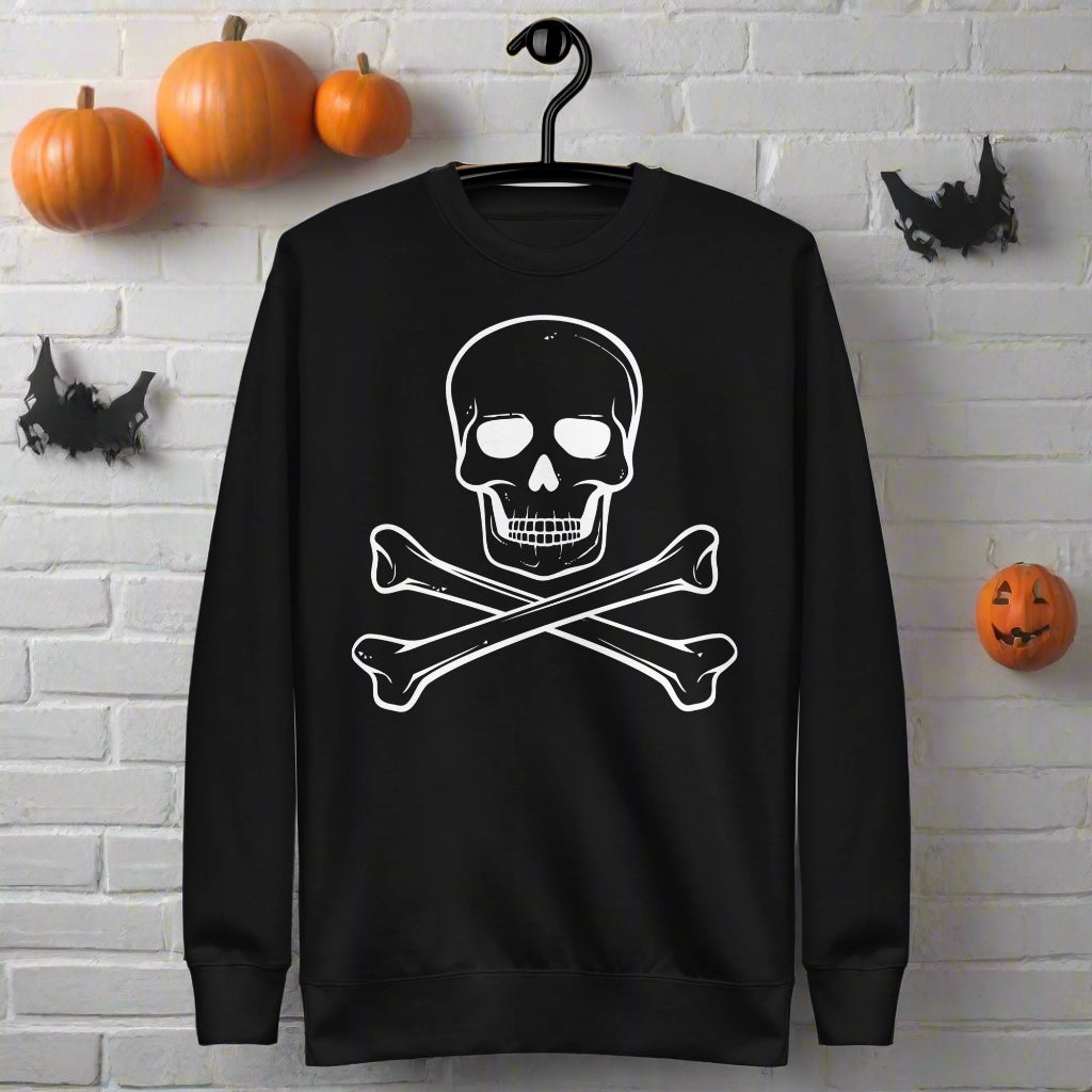 Skull & Crossbone | Unisex Soft-Wash Sweatshirt - Syntax & Alchemy