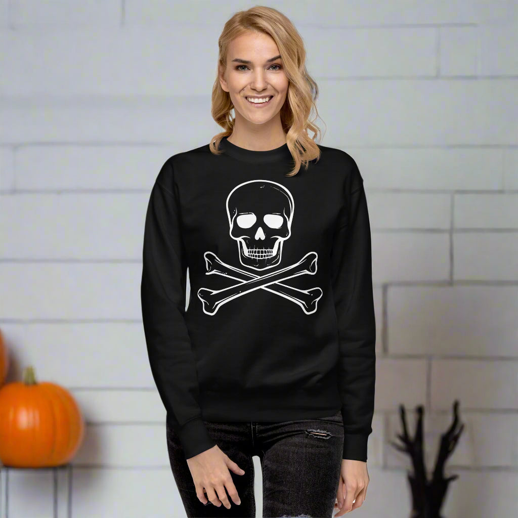 Skull & Crossbone | Unisex Soft-Wash Sweatshirt - Syntax & Alchemy