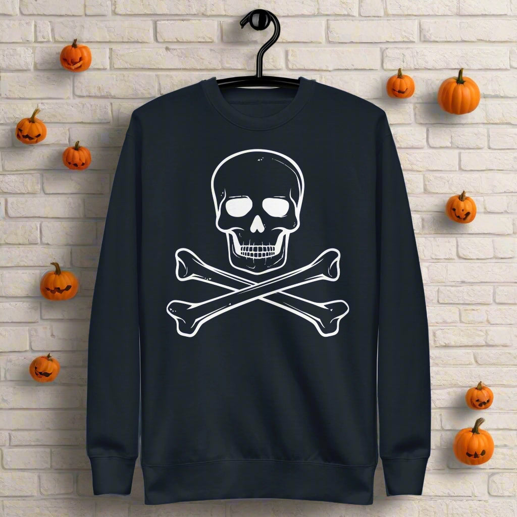 Skull & Crossbone | Unisex Soft-Wash Sweatshirt - Syntax & Alchemy