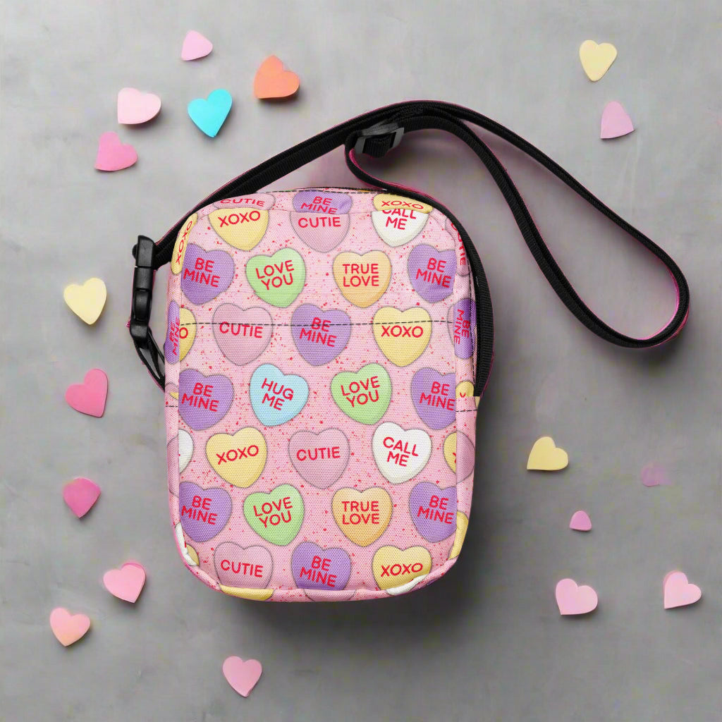 Sweet Candy Hearts | Crossbody Bag - Syntax & Alchemy