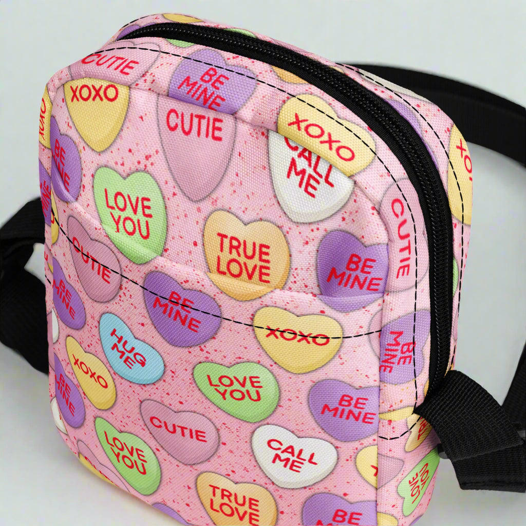 Sweet Candy Hearts | Crossbody Bag - Syntax & Alchemy