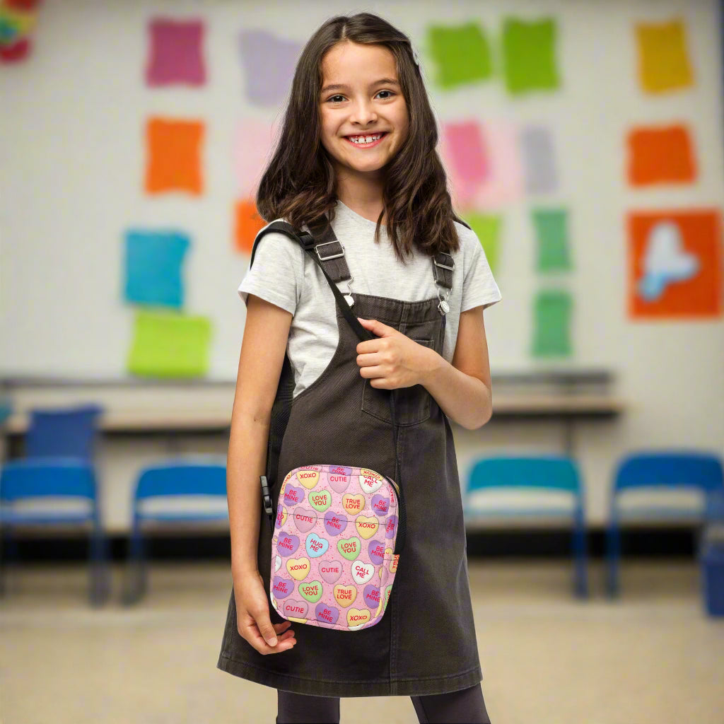 Sweet Candy Hearts | Crossbody Bag - Syntax & Alchemy