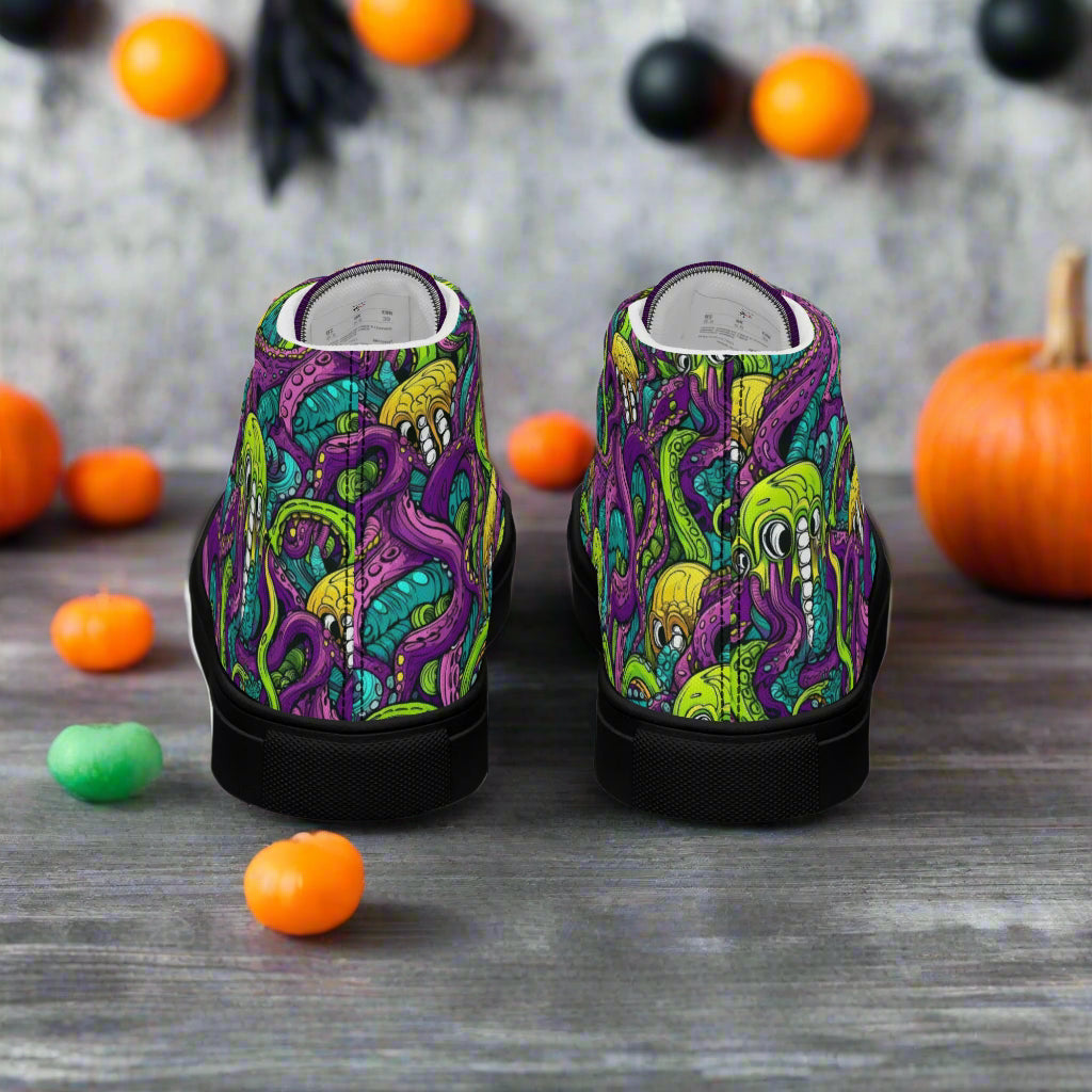 Terror From The Deep | Men & Boys High Top Sneakers - Syntax & Alchemy