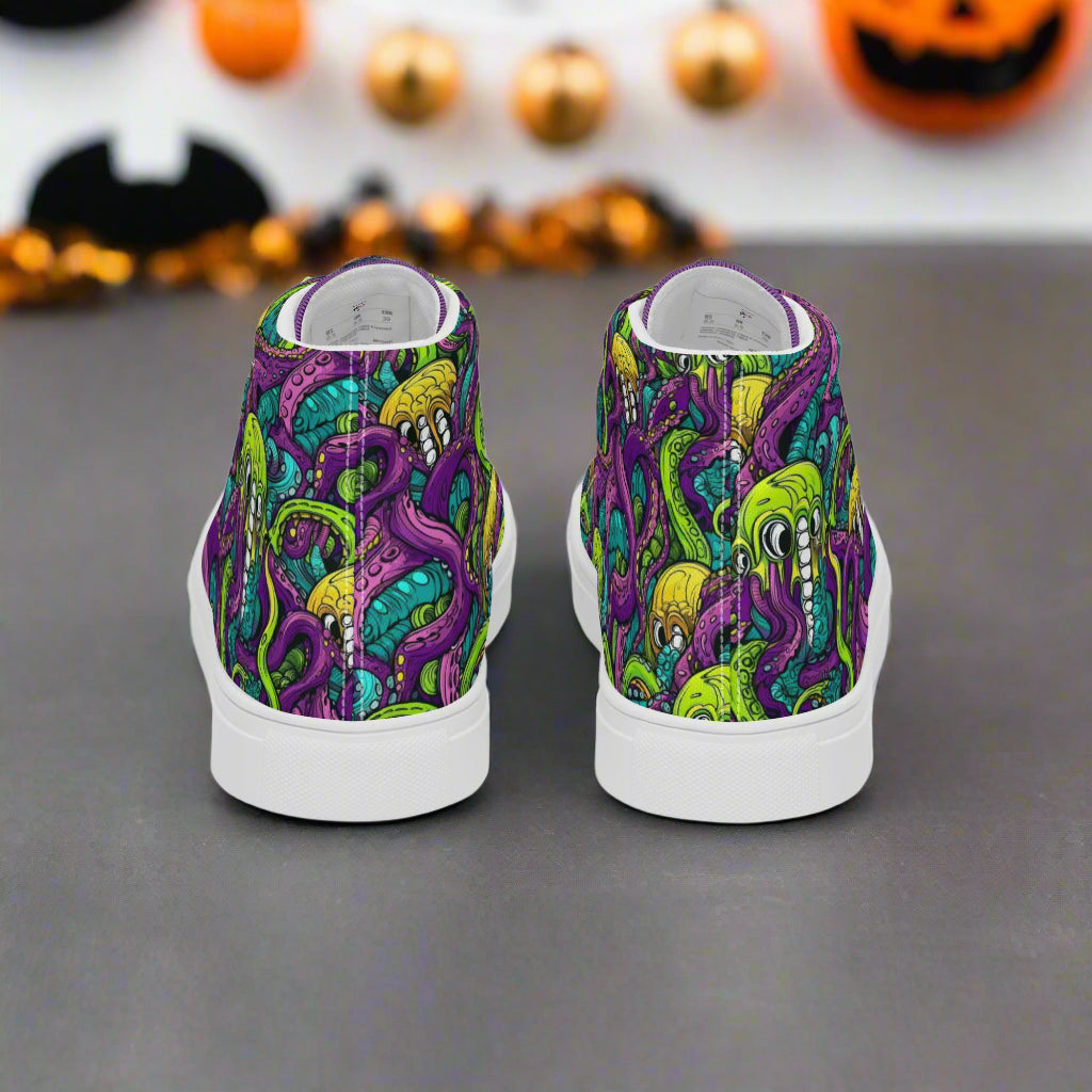 Terror From The Deep | Men & Boys High Top Sneakers - Syntax & Alchemy