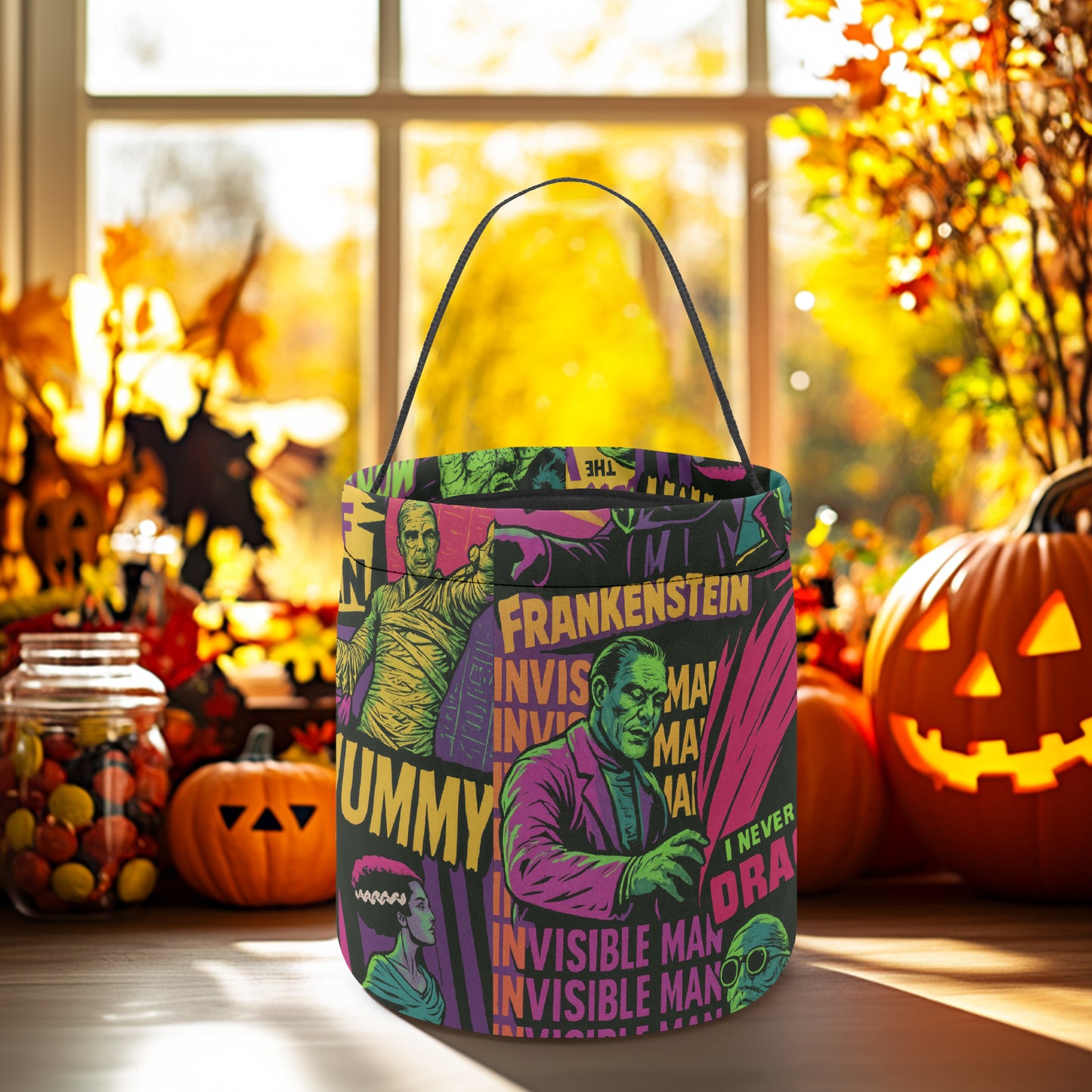 Universal Monsters | Halloween Candy Bucket - Syntax & Alchemy