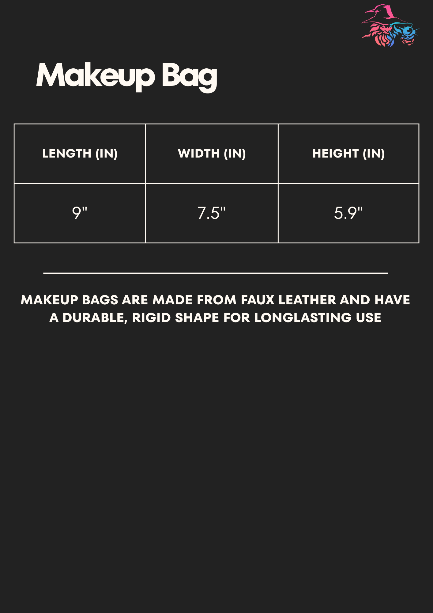 Universal Monsters | Makeup Bag - Syntax & Alchemy