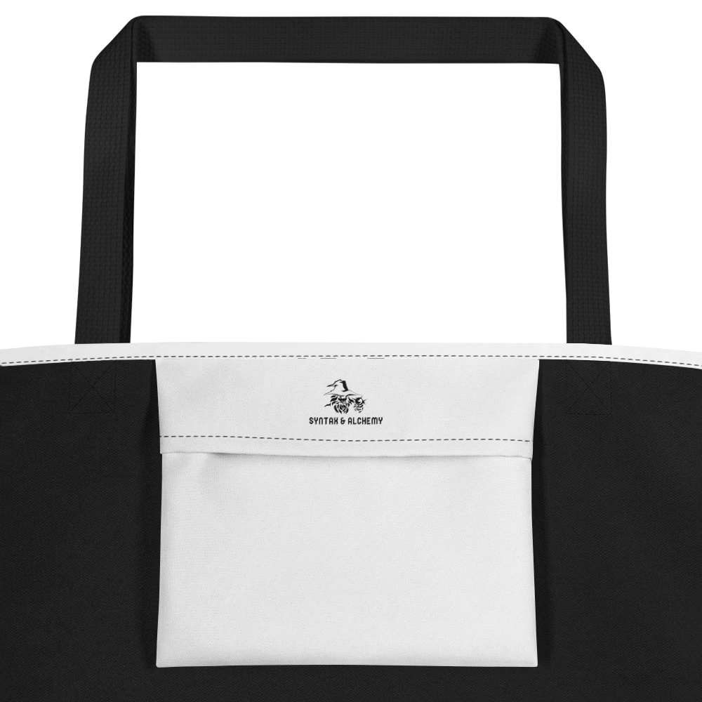 Wicked But Cute | Large Tote Bag - Syntax & Alchemy
