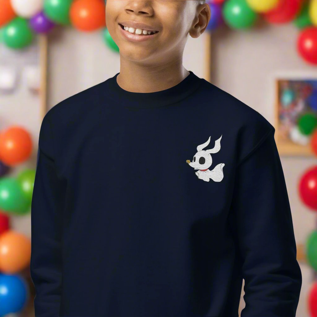 Zero | Youth Soft-Wash Sweatshirt | Embroidered - Syntax & Alchemy