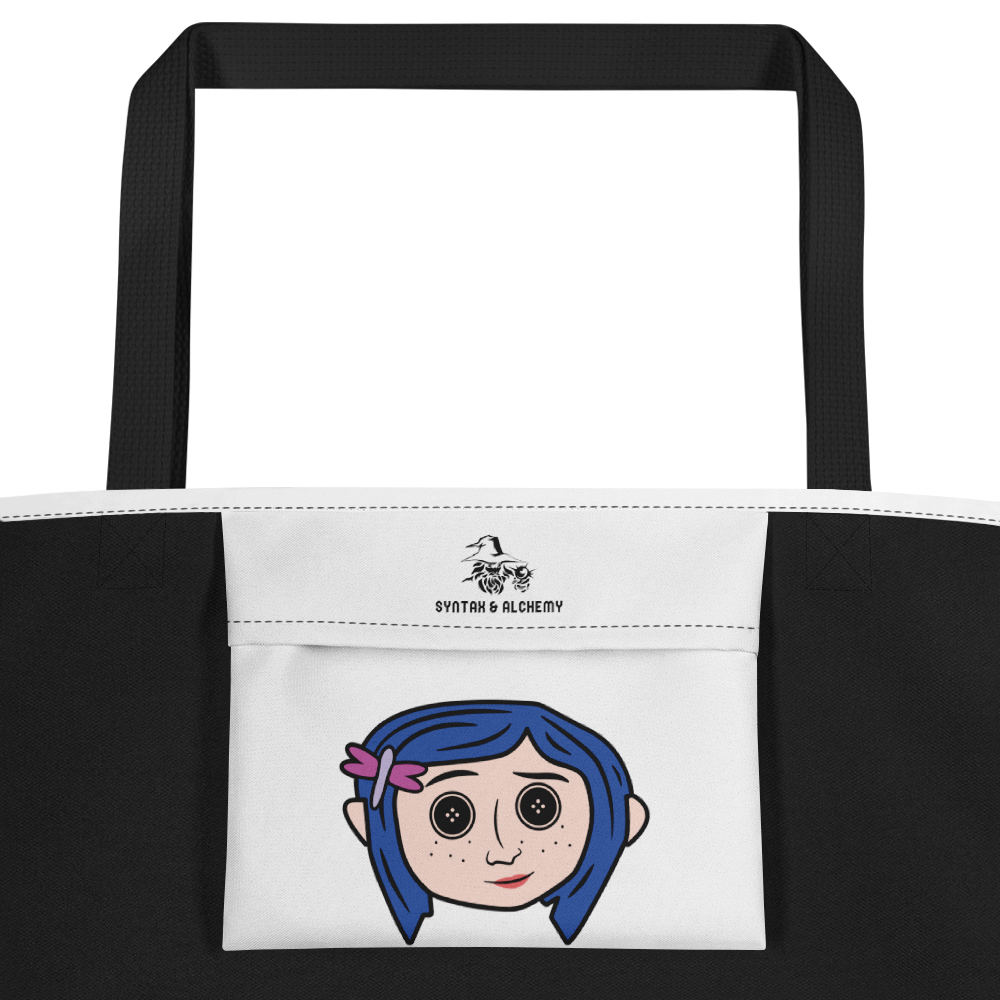 Black Is Traditional | Large Tote Bag Tote Bags Syntax & Alchemy