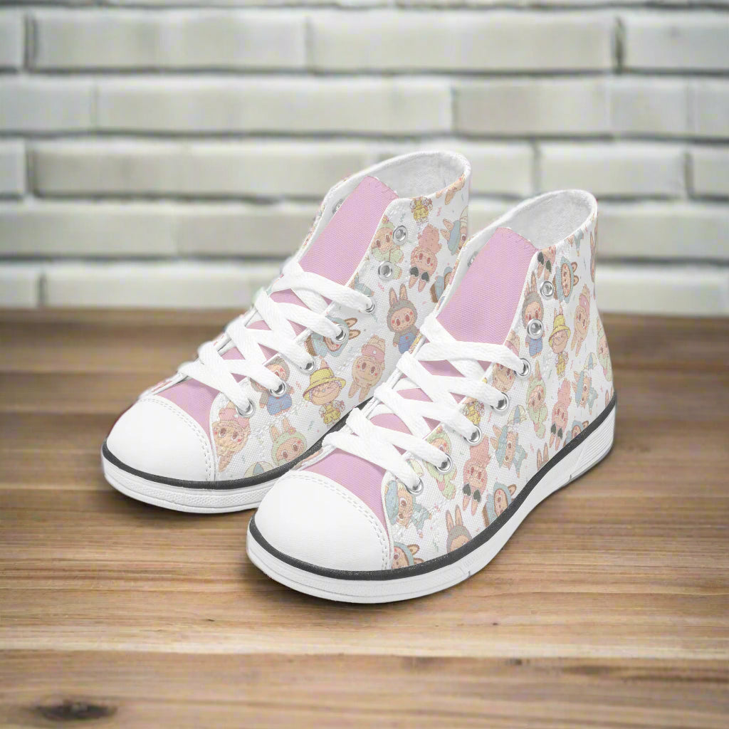 Labubu Monsters | Kids & Youth High Top Sneakers - Syntax & Alchemy