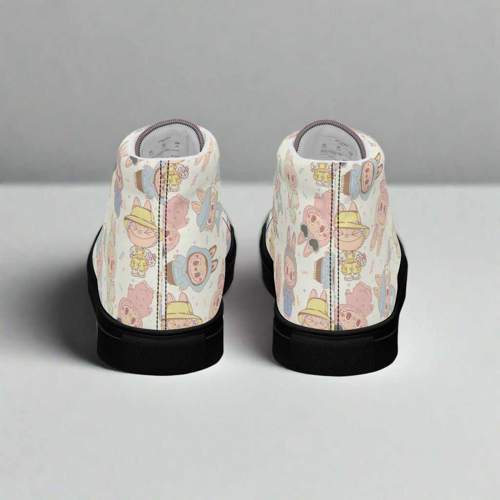 Labubu Monsters | Women & Girls High Top Sneakers.