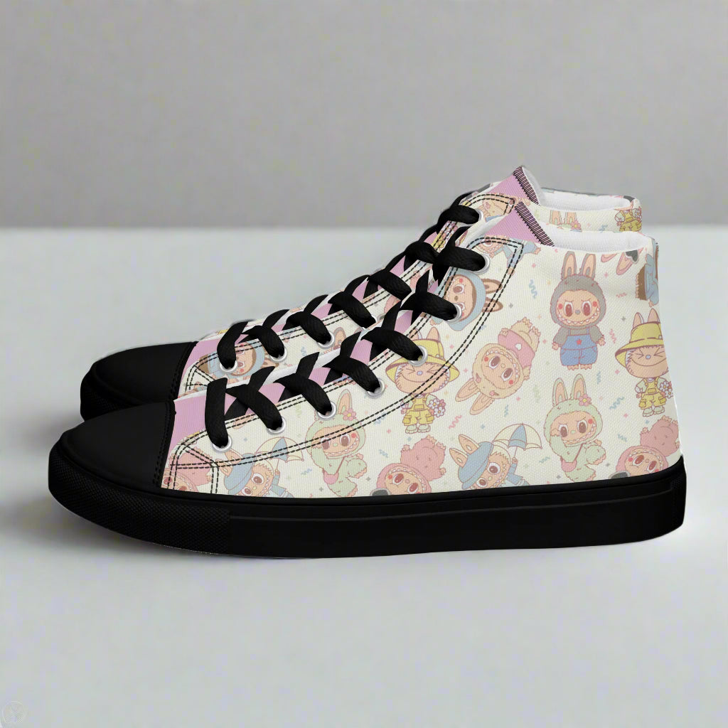 Labubu Monsters | Women & Girls High Top Sneakers.