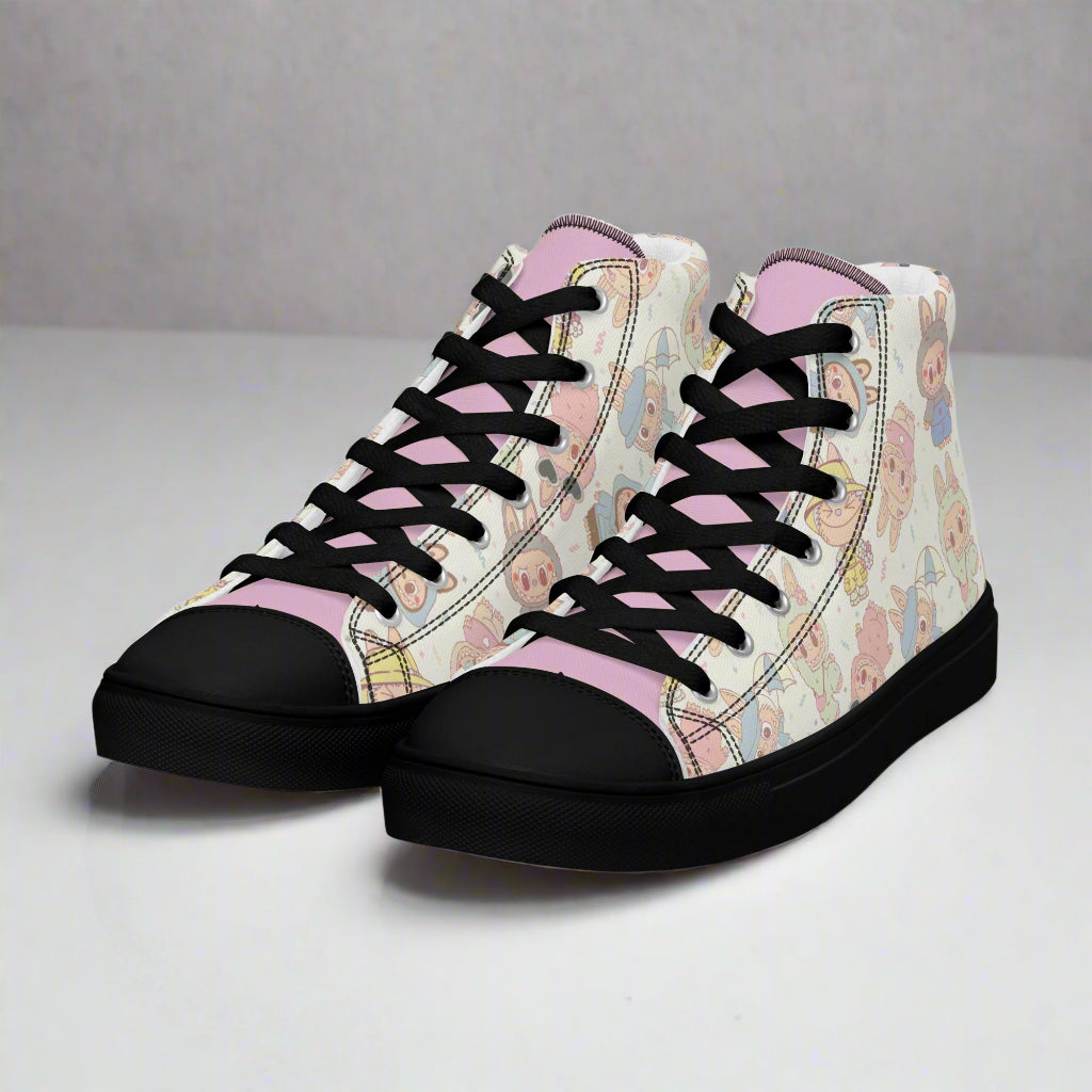 Labubu Monsters | Women & Girls High Top Sneakers.