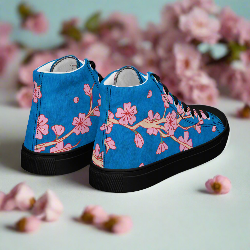 Sakura | Women & Girls High Top Sneakers.