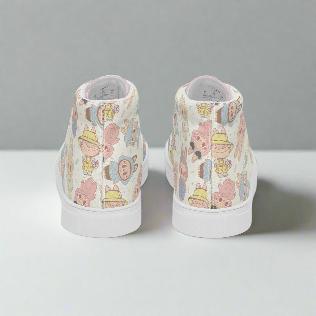 Labubu Monsters | Women & Girls High Top Sneakers.