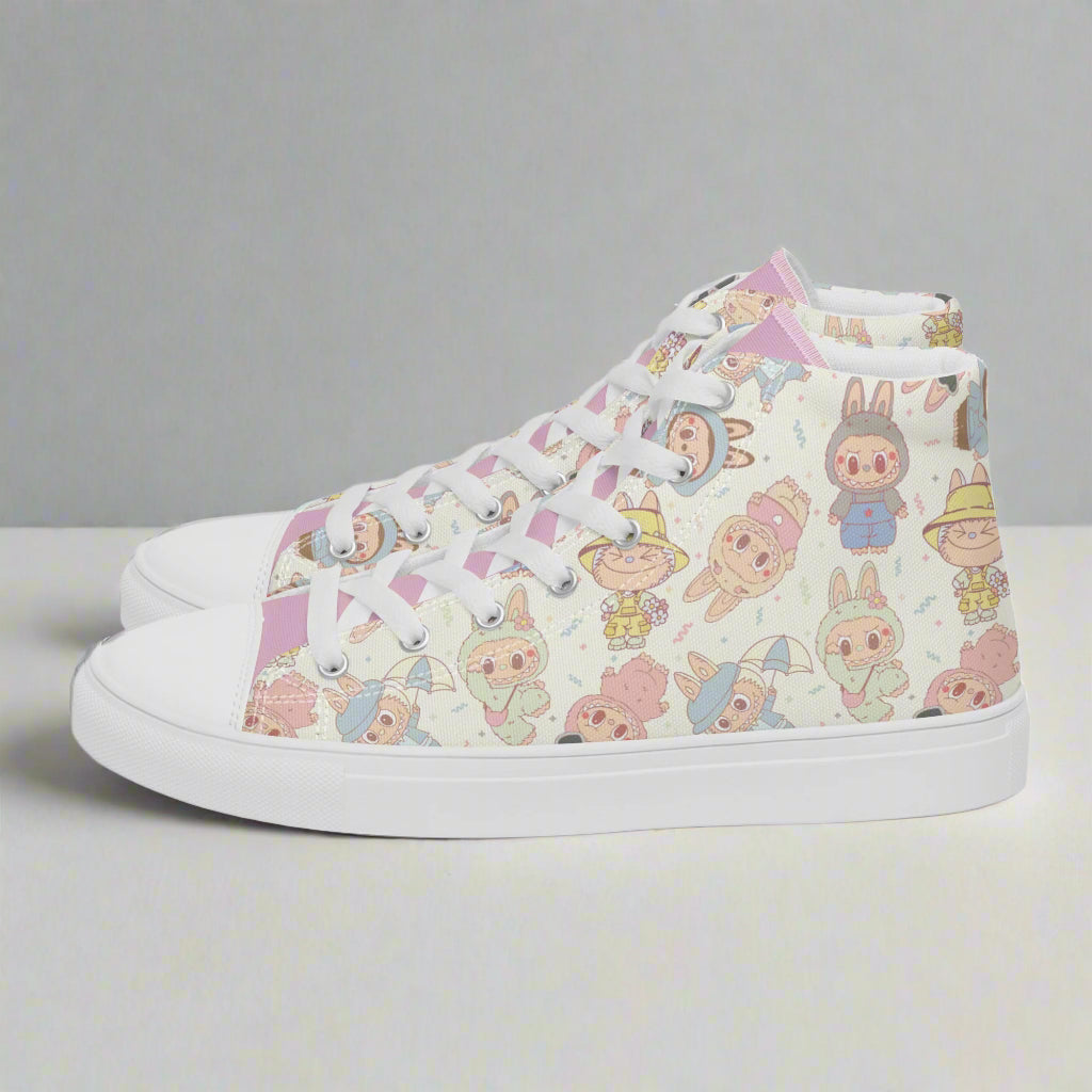 Labubu Monsters | Women & Girls High Top Sneakers.