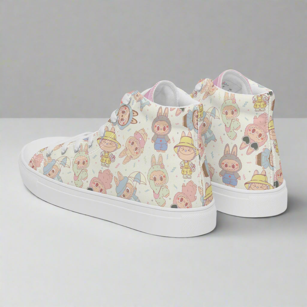 Labubu Monsters | Women & Girls High Top Sneakers.