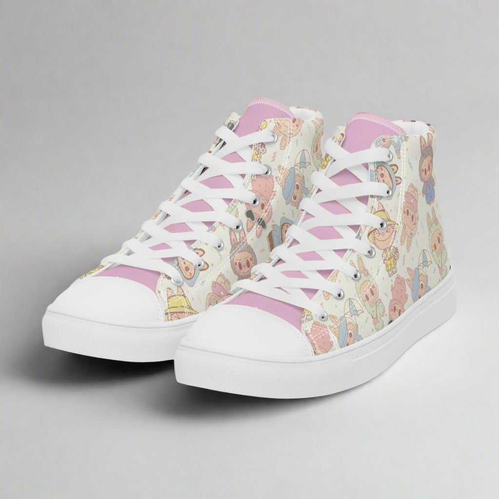 Labubu Monsters | Women & Girls High Top Sneakers.